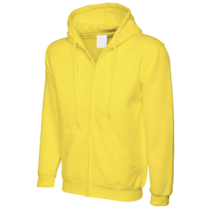 Solid Regular Fit Zipper Hoodies